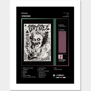 Grimes - Visions Tracklist Album Posters and Art